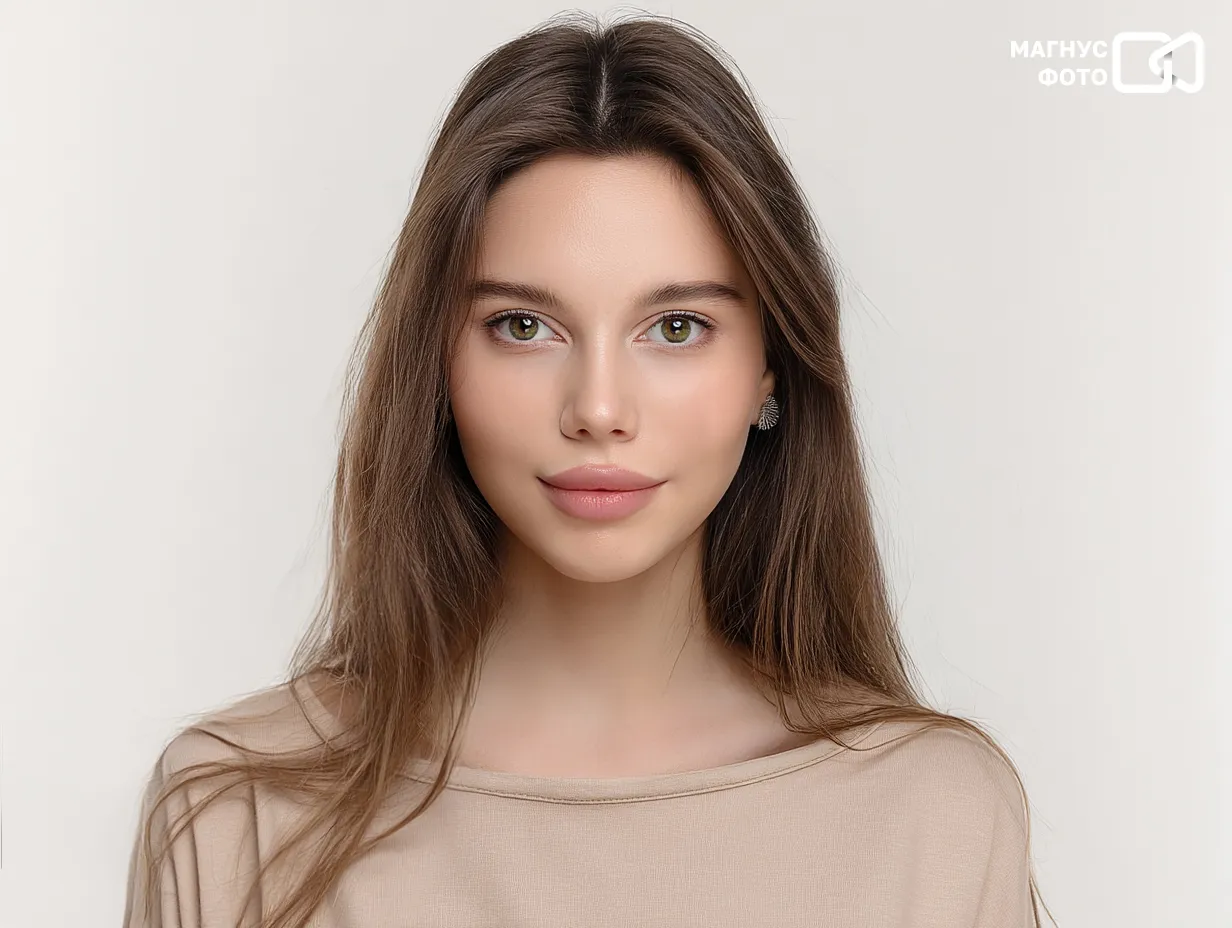 Фото на студенческий — пример работы